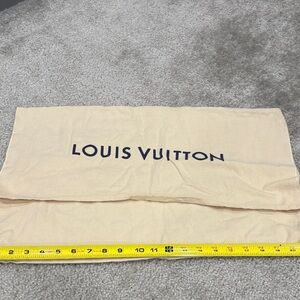 Louis Vuitton Tan Storage Bag large authentic